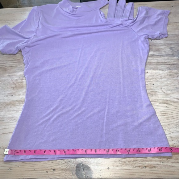 Like New! Venus Strappy One Cold Shoulder High Neck Top - Picture 8 of 14